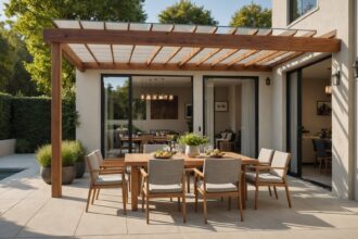 Abris extérieurs modernes pour embellir jardins et terrasses