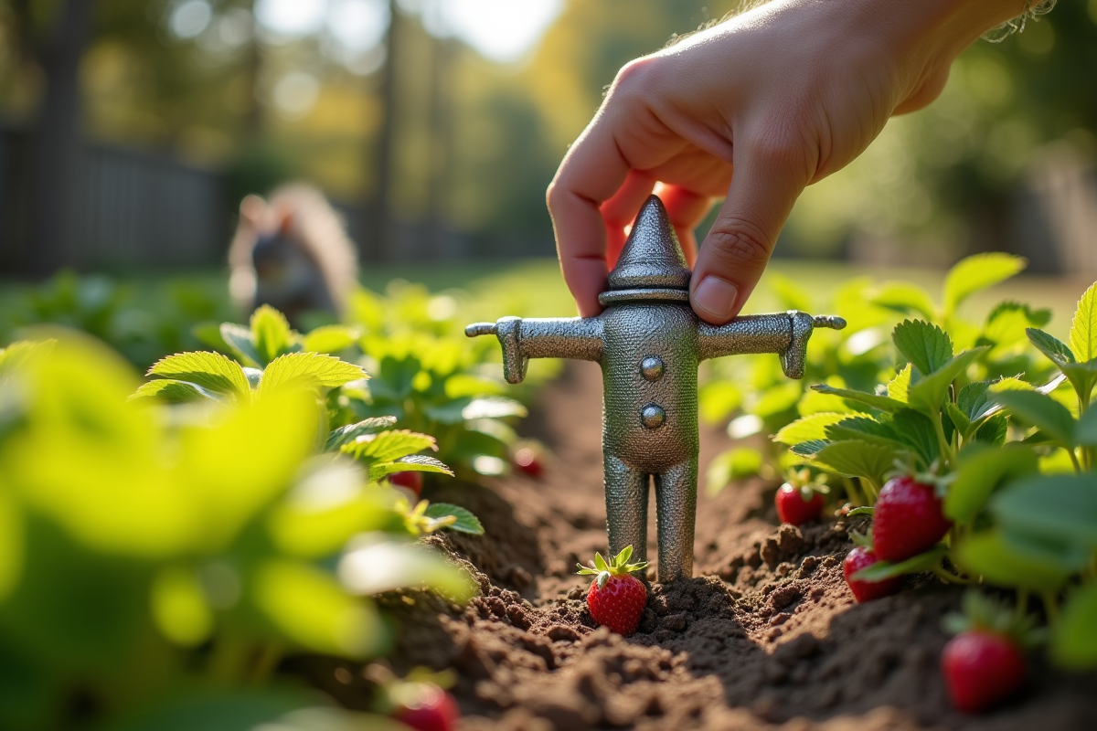 Main plaçant une décoration d