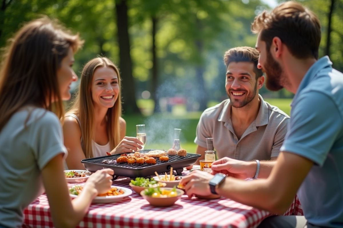 barbecue extérieur