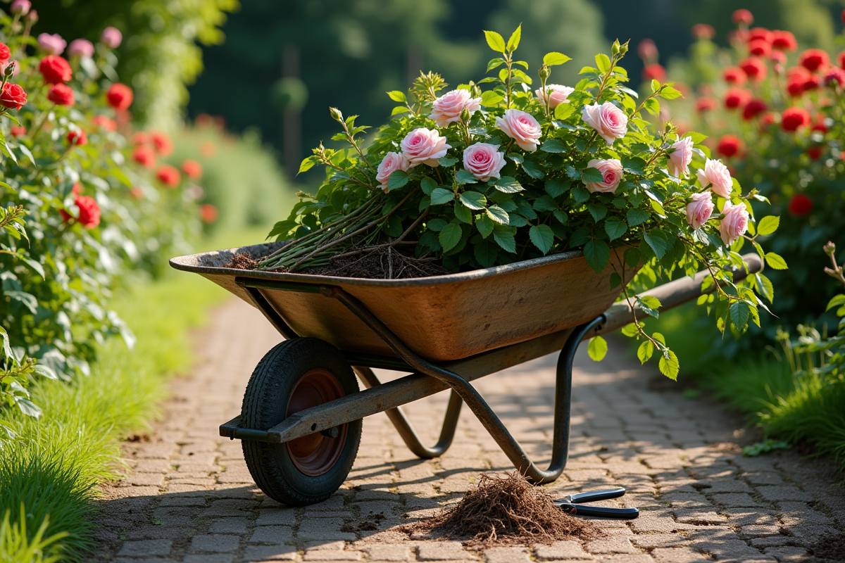 rosiers jardin