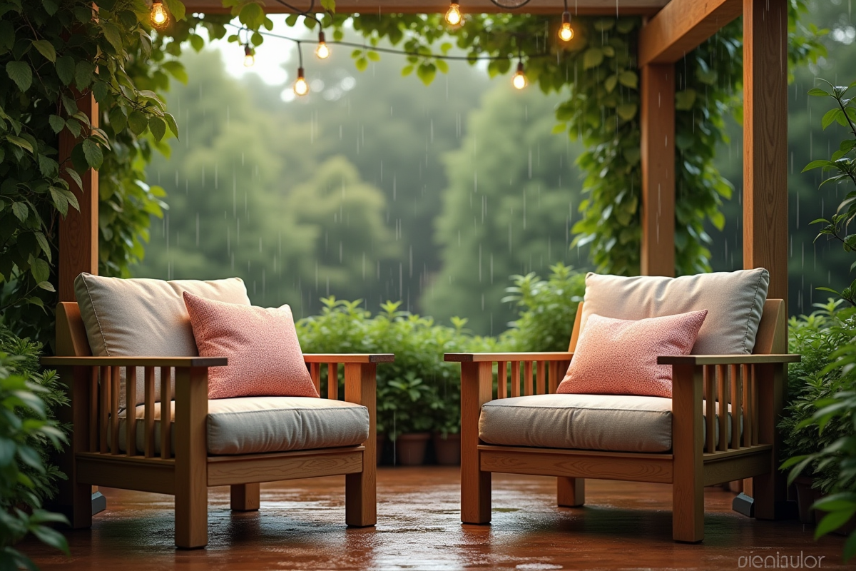coussins jardin